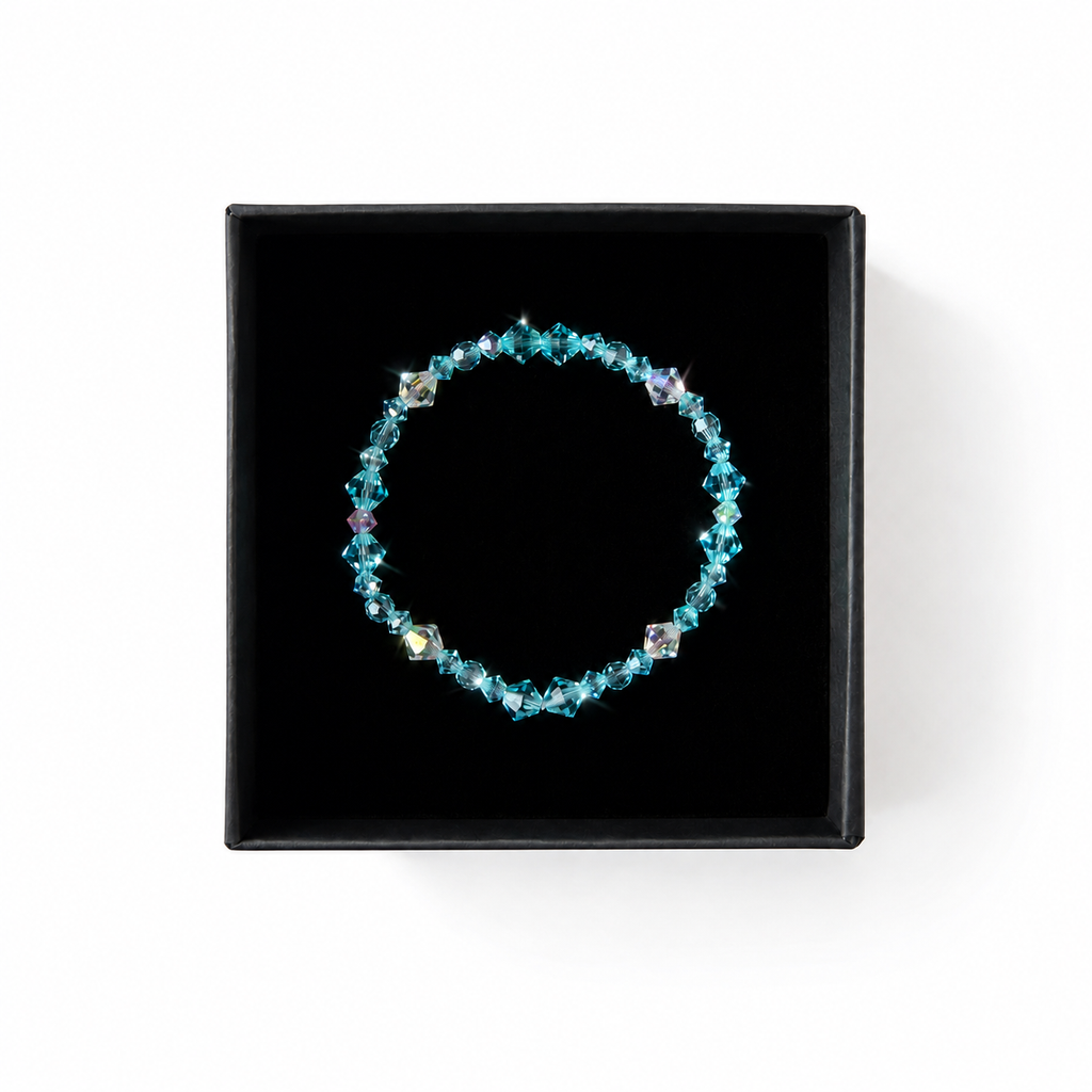 Handmade Bracelet with Preciosa® Crystals