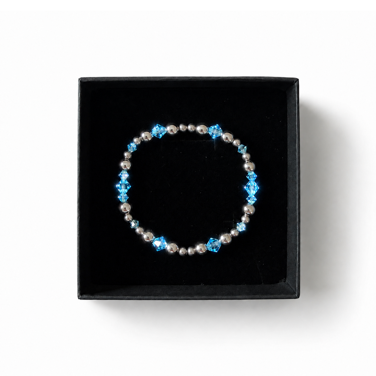 Handmade Bracelet with Preciosa® Crystals
