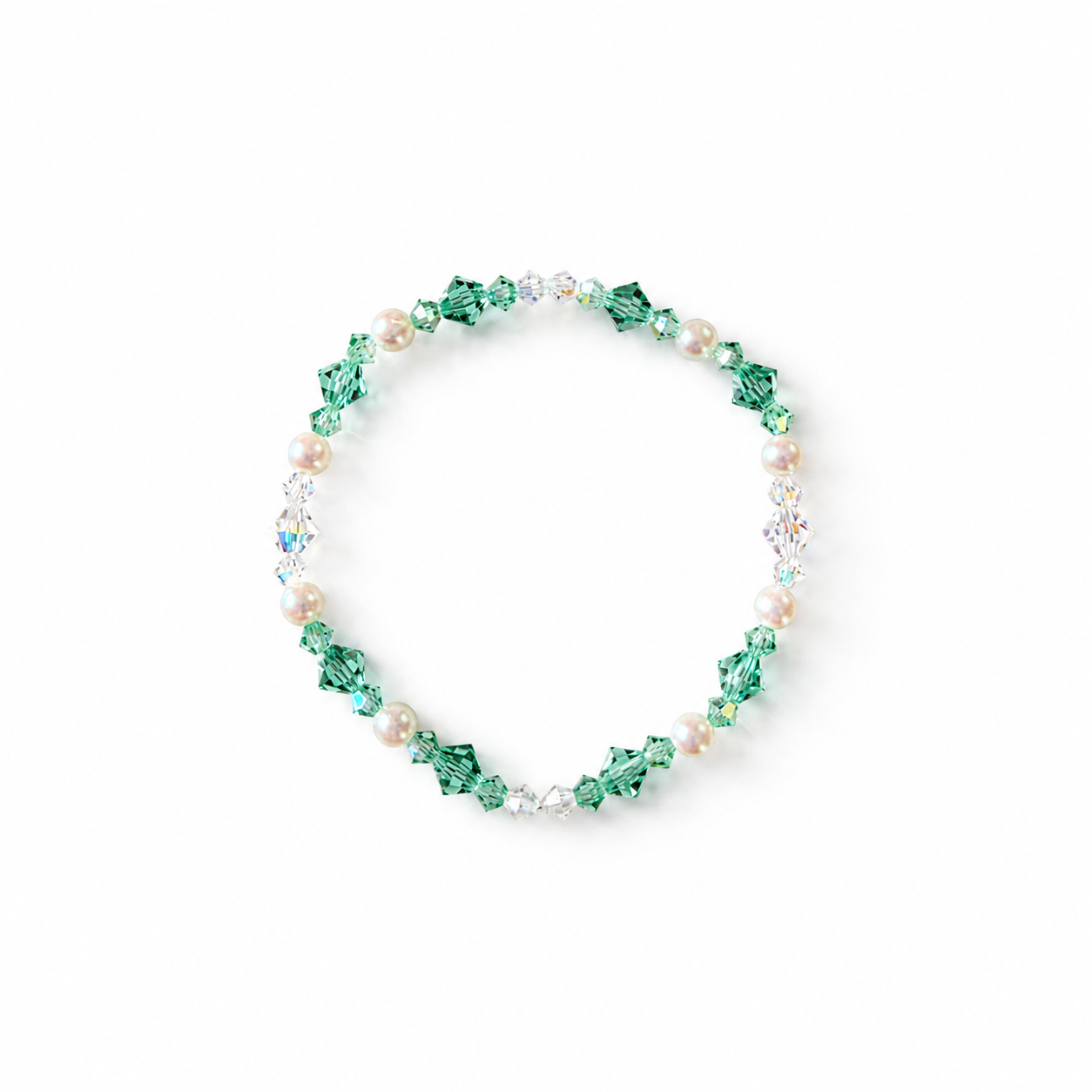Handmade Bracelet with Preciosa® Crystals