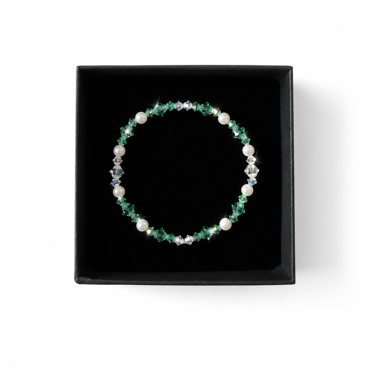Handmade Bracelet with Preciosa® Crystals