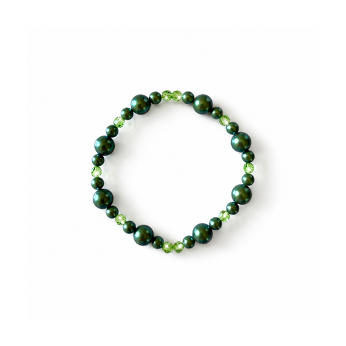 Handmade Bracelet with Preciosa® Nacre Pearls