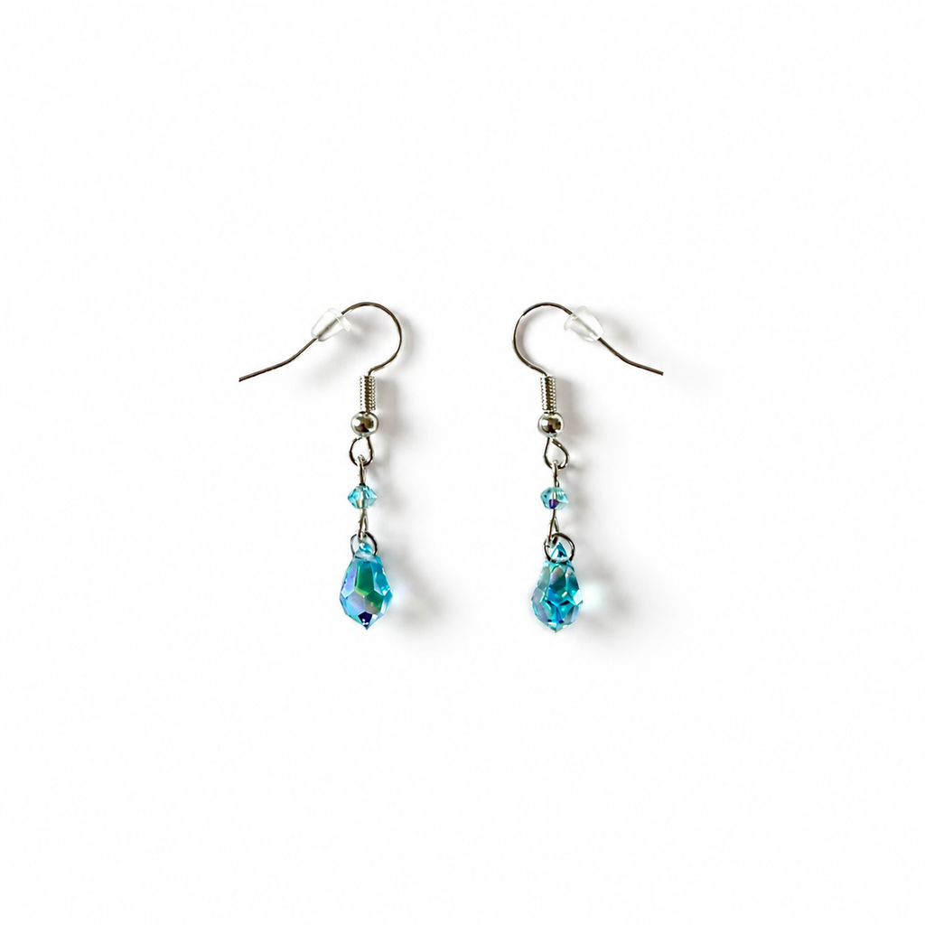 Handmade Earrings with Preciosa® Crystal Drops