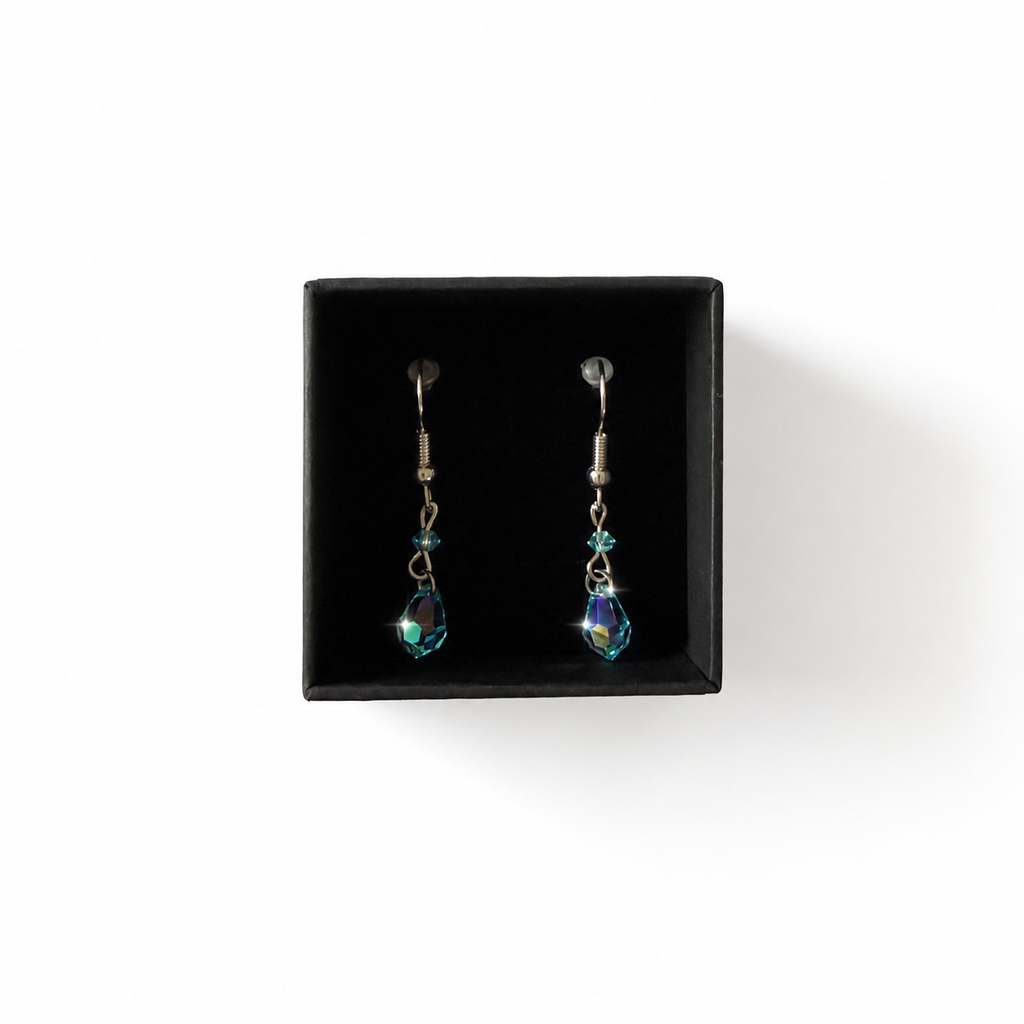 Handmade Earrings with Preciosa® Crystal Drops