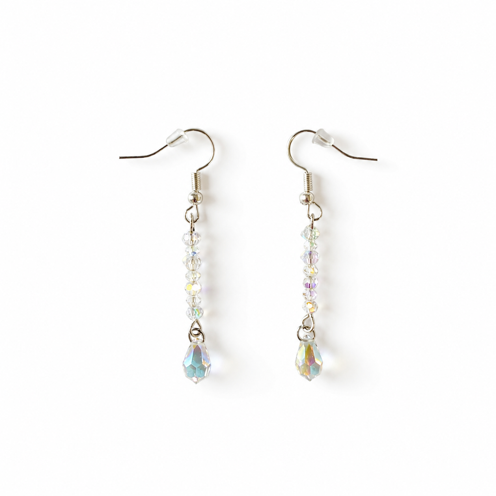Handmade Earrings with Preciosa® Crystal Drops