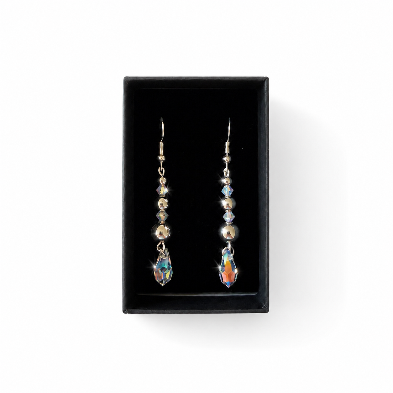 Handmade Earrings with Preciosa® Crystal Drops