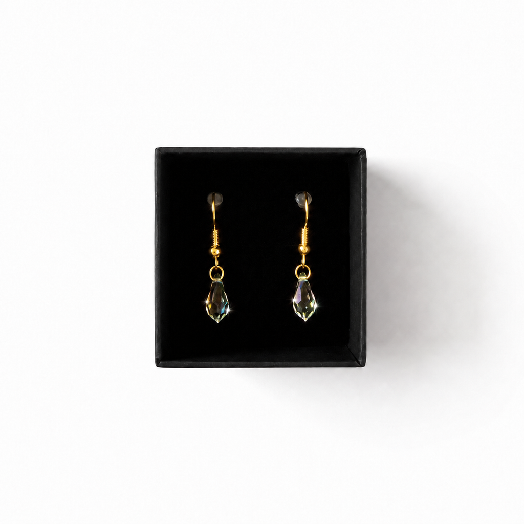 Handmade Earrings with Preciosa® Crystal Drops
