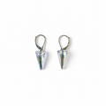 925 Sterling Silver Leverback Earrings with Swarovski® Spike Crystals
