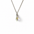 Handmade Necklace with Preciosa® Crystal Long Drop Pendant