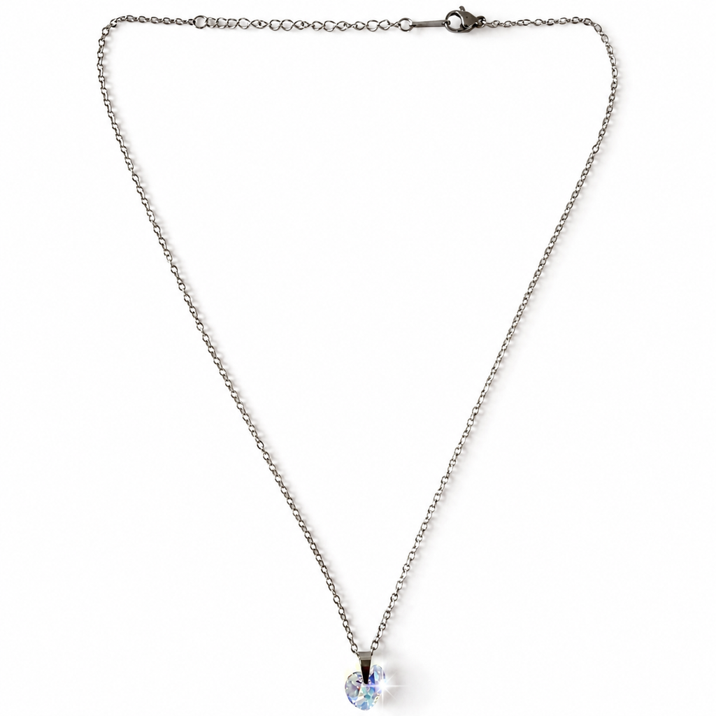 Handmade Necklace with Preciosa® Crystal Heart Pendant