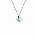 925 Sterling Silver Pendant Necklace with Swarovski® Star Crystal