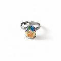 Handmade Ring with Preciosa® Baroque Crystal