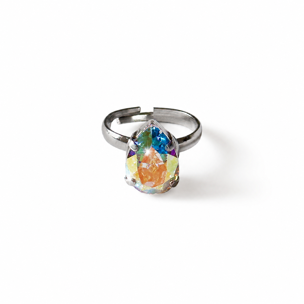 Handmade Ring with Preciosa® Baroque Crystal