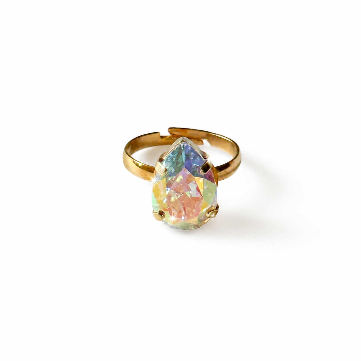 Handmade Ring with Preciosa® Baroque Crystal