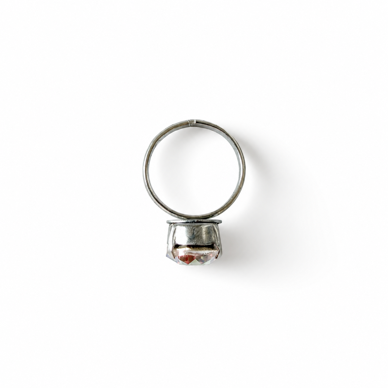 Handmade Ring with Preciosa® Oval Crystal