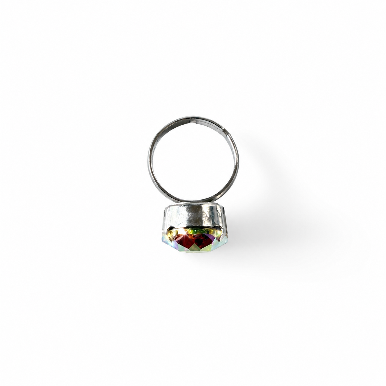 Handmade Ring with Preciosa® Oval Crystal